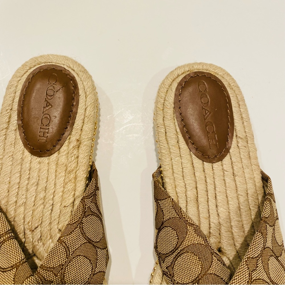 Coach Charli Espadrille Slides Size 11 - Picture 5 of 13